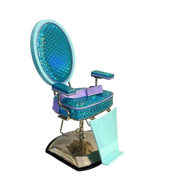 American Girl Doll HAIR STYLING SALON CHAIR Recliner Spa Accessory Iridescent - Picture 4 of 10